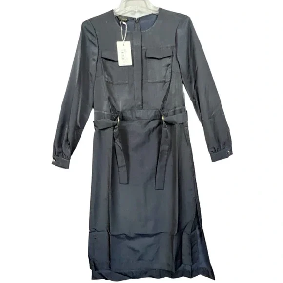 white long sleeve mini dresses Lumina Long Sleeve Mini Dress